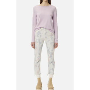 John Elliot Straight Leg Crop Jeans Sz 25 Push Pop Tie Dye Jeans NEW